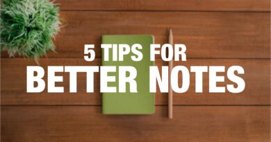 5 Tips for better class notes